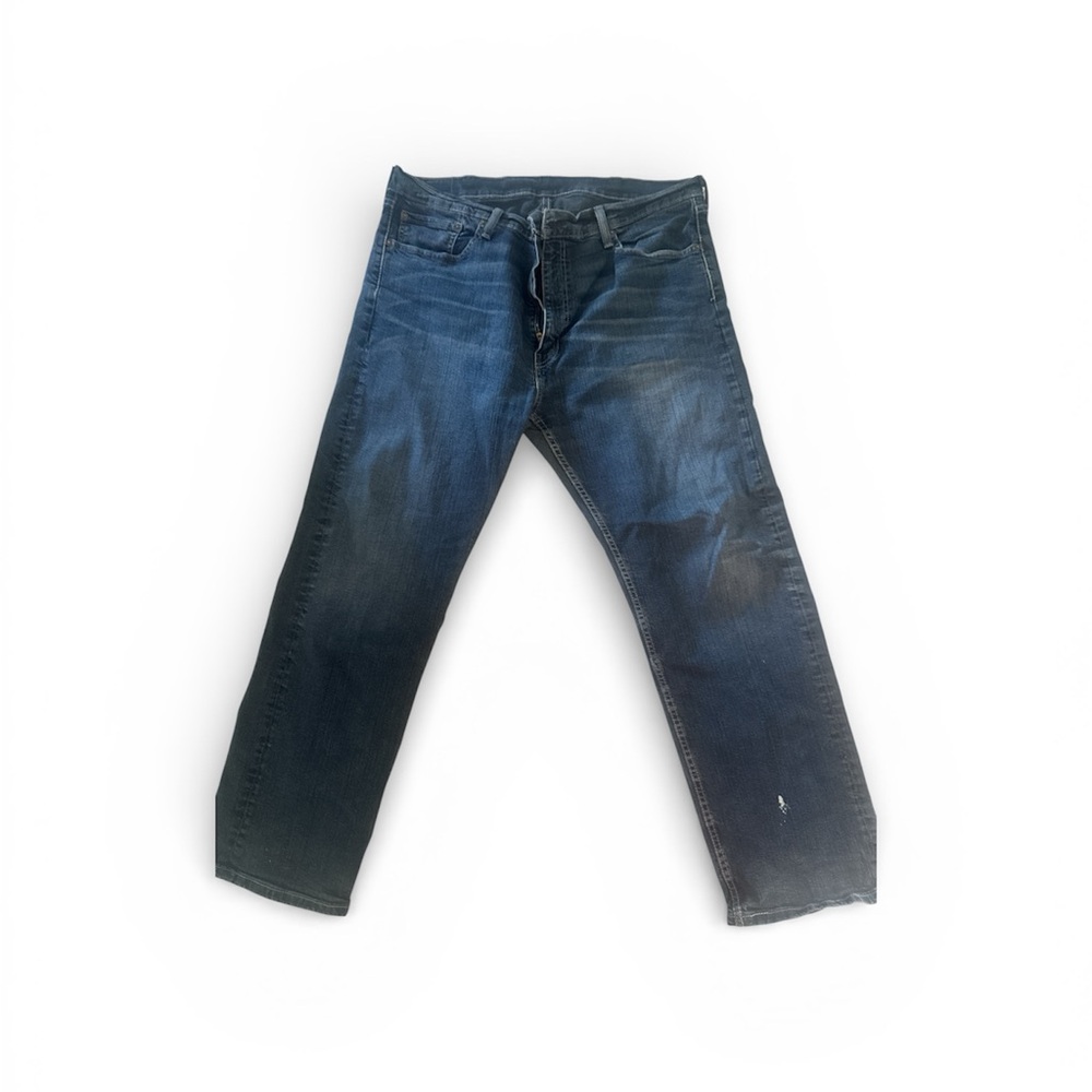 Signature by Levi Strauss Dark Blue Straight Jeans